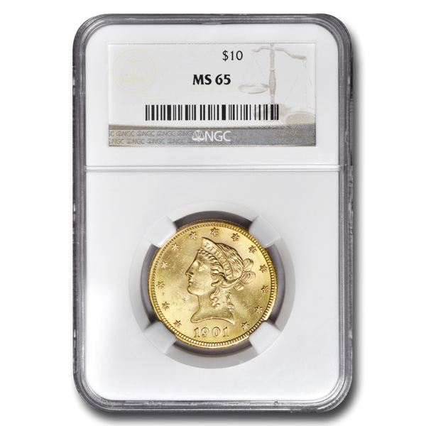 Picture of 1902S $10 Liberty Gold Coin MS65