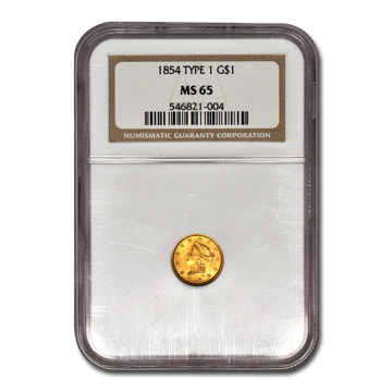 Picture of $1 Gold Coins Type 1 MS66