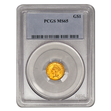 Picture of $1 Gold Coins Type 3 MS66