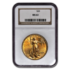 Picture of $20 Saint-Gaudens NM Gold Coin MS62*