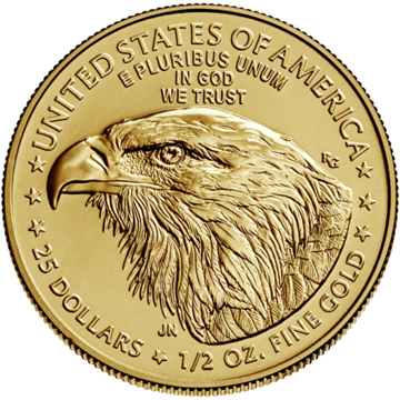 2021 1/2 oz american gold eagle coin bu, type 2 reverse, gold bullion, gold coin, gold bullion coin