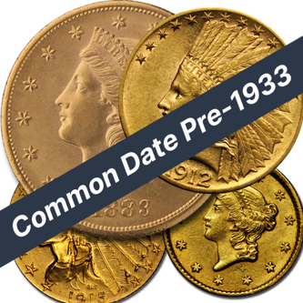 Picture for category Common Date Pre-1933 Gold Coins