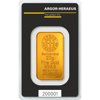 20 gram argor-heraeus gold bar, w/ assay, gold bullion, gold bar, gold bullion bar