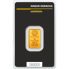 5 gram gold bar argor-heraeus w/ assay, gold bullion, gold bar, gold bullion bar