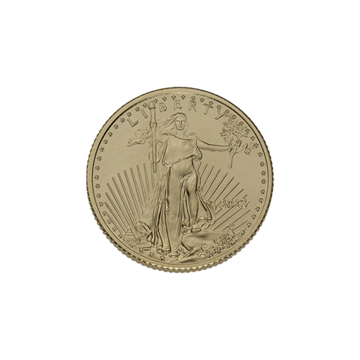 1/10 oz american gold eagle coin, random year, gold bullion, gold coin, gold bullion coin