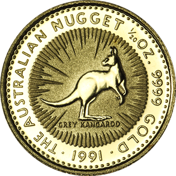 1/20 oz australian gold kangaroo coin, random year, gold bullion, gold coin, gold bullion coin