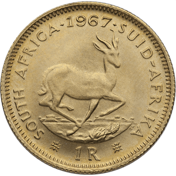 1 rand south african gold coin, random year, gold bullion, gold coin, semi-numismatic gold coin