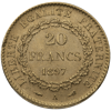 20 francs france gold coin, lucky angel, random year, gold bullion, gold coin, semi-numismatic gold coin