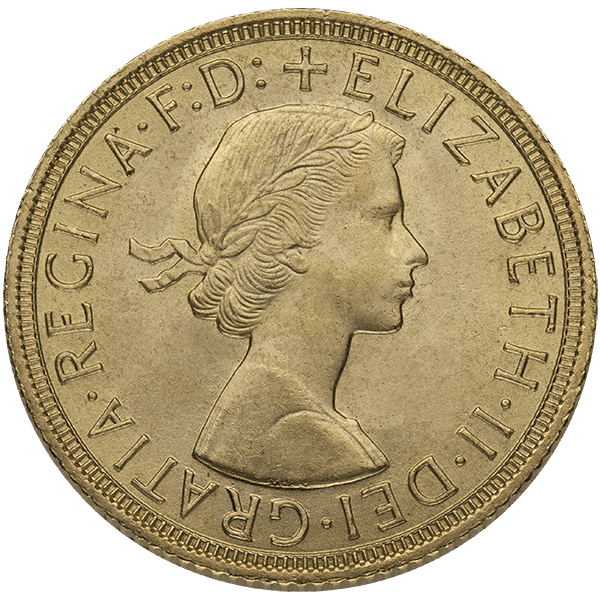 great britain gold sovereign coin – old queen elizabeth ii, random year, gold bullion, gold coin, semi-numismatic gold coin