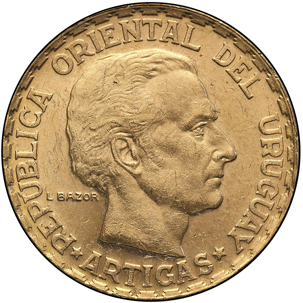 1930 5 peso uruguay gold coin, gold bullion, gold coin, semi-numismatic gold coin