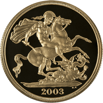 2 pound british gold sovereign, random year, gold bullion, gold coin, semi-numismatic gold coin
