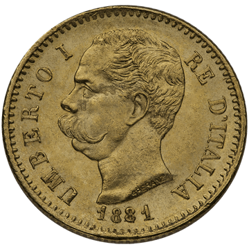 20 lire italian gold coin, circulated, gold bullion, gold coin, gold semi-numismatic coin