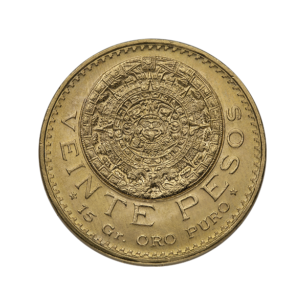 20 peso mexican gold coin, random year, gold bullion, gold coin, gold bullion coin