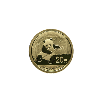 1/20 oz chinese gold panda coin, random year, gold bullion, gold coin, gold bullion coin