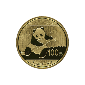 1/4 oz chinese gold panda coin, random year, gold bullion, gold coin, gold bullion coin