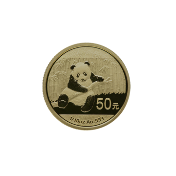 1/10 oz chinese gold panda coin, random year, gold bullion, gold coin, gold bullion coin