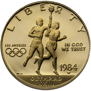 $10 us mint commemorative olympic gold coin, random year, gold bullion, gold coin, gold bullion coin
