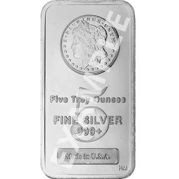 5 oz silver bar varied condition, any mint, silver bullion, silver bar, silver bullion bar