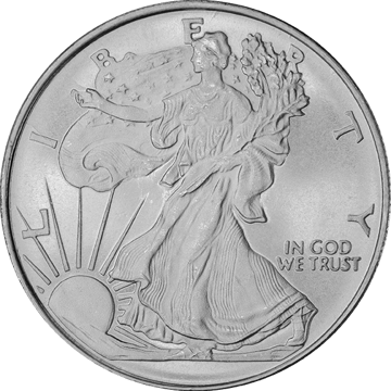1/2 oz walking liberty silver round (varied condition, any mint), silver bullion, silver coin, silver bullion coin