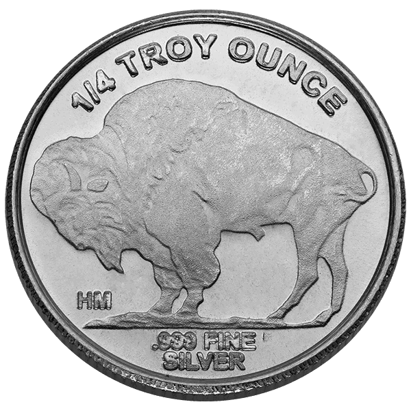 1/4 oz buffalo silver round varied mints, silver bullion, silver coin, silver bullion coin