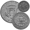 90% silver coins $100 face value, circulated, pre 1965 coins, silver bullion, silver coin, silver bullion coin