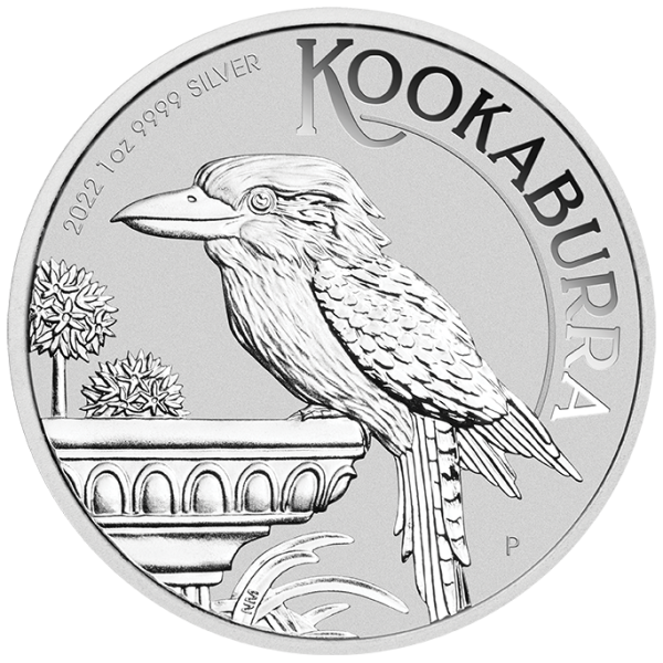 2021 1 oz australian silver kookaburra coin, silver bullion, silver coin, silver bullion coin