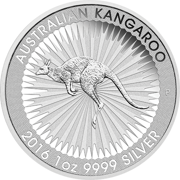 1 oz australian silver kangaroo coin random year, varied condition, silver bullion, silver coin, silver bullion coin