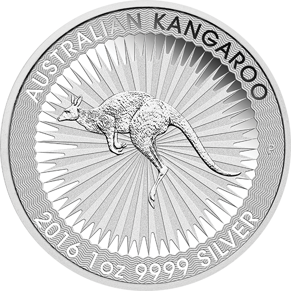 1 oz australian silver kangaroo coin random year, varied condition, silver bullion, silver coin, silver bullion coin