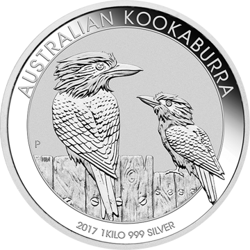 1 kilo australian silver kookaburra coin random year, varied condition, silver bullion, silver coin, silver bullion coin