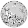 2022 1 oz australian silver lunar tiger coin, silver bullion, silver coin, silver bullion coin