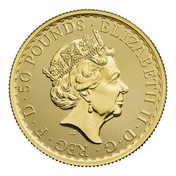 Picture of 2023 1/2 oz British Gold Britannia Coin (BU)