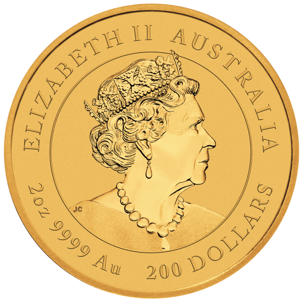 Picture of 2023 2 oz Australian Gold Lunar Rabbit Coin (BU)