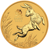 Picture of 2023 2 oz Australian Gold Lunar Rabbit Coin (BU)