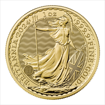 Picture of 2024 1 oz British Gold Britannia Coin