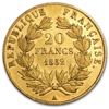 20 francs france gold coin – napoleon iii, random year, gold bullion, gold coin, semi-numismatic gold coin
