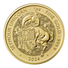 Picture of 2024 1 oz British Gold Tudor Beasts Seymour Unicorn Coin (BU)