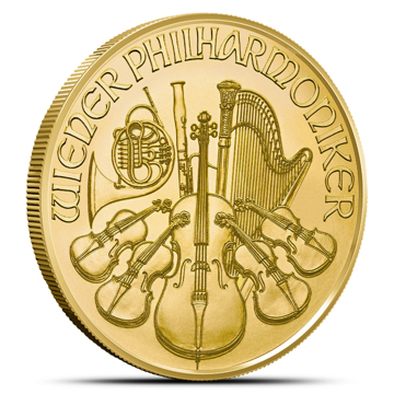 2022 1 oz austrian gold philharmonic coin, gold bullion, gold coin, gold bullion coin