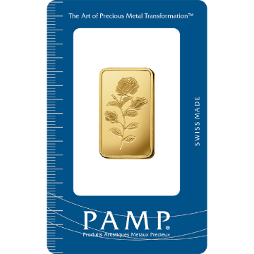 Picture of 20 Gram PAMP Suisse Rosa Gold Bar (New w/ Assay)