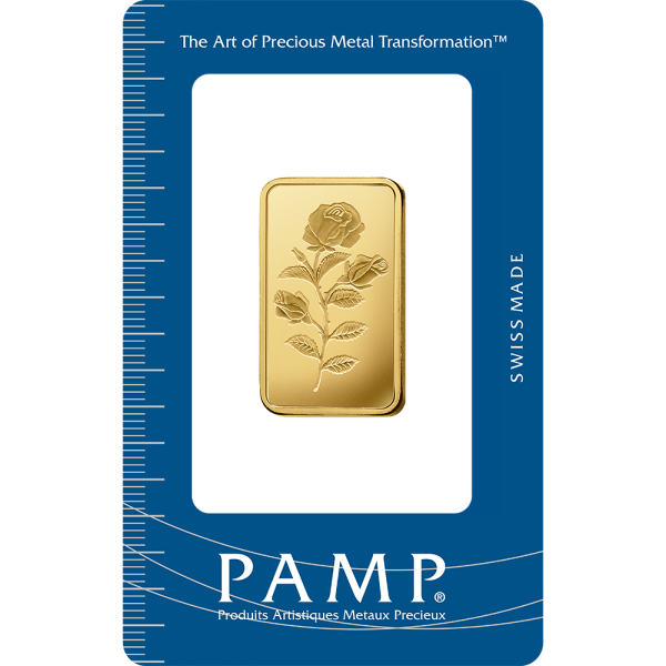 Picture of 20 Gram PAMP Suisse Rosa Gold Bar (New w/ Assay)