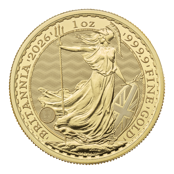 Picture of 2026 1 oz British Gold Britannia Coin (BU)