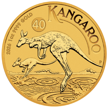 Picture of 2026 1 oz Australian Gold Kangaroo Coin (BU)