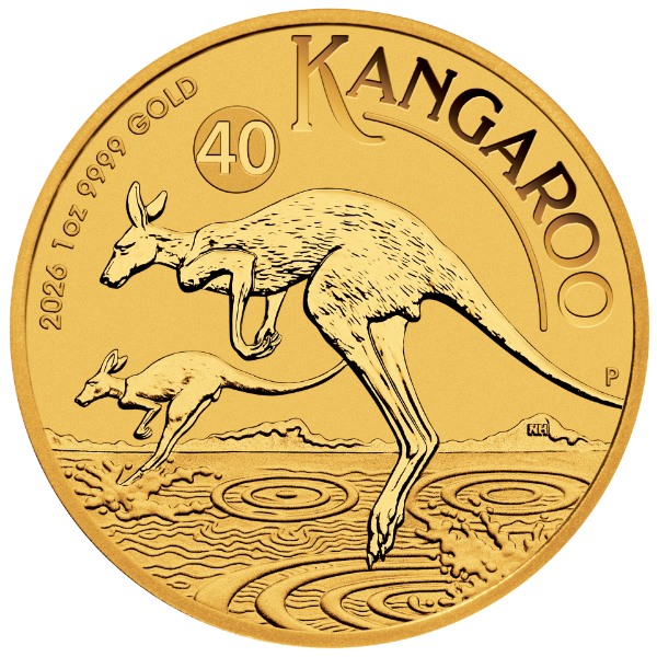 Picture of 2026 1 oz Australian Gold Kangaroo Coin (BU)