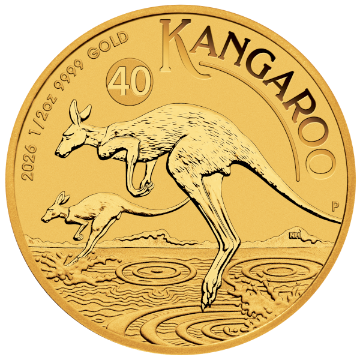 Picture of 2026 1/2 oz Australian Gold Kangaroo Coin