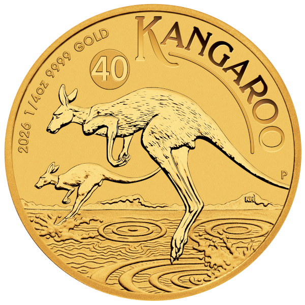 Picture of 2026 1/10 oz Australian Gold Kangaroo Coin (BU)
