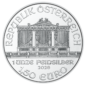 Picture of 2026 1 oz Austrian Silver Philharmonic Coin (BU)