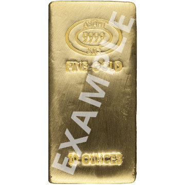 Picture of 10 oz Asahi Gold Bar