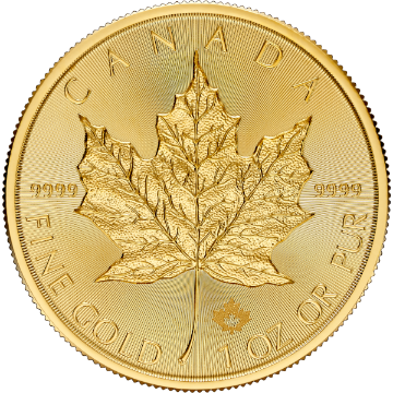 Picture of 2026 1 oz Canadian Gold Maple Leaf Coin (BU)