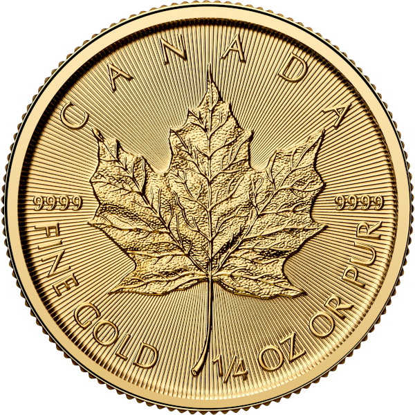 Picture of 2026 1/4 oz Canadian Gold Maple Leaf Coin (BU)