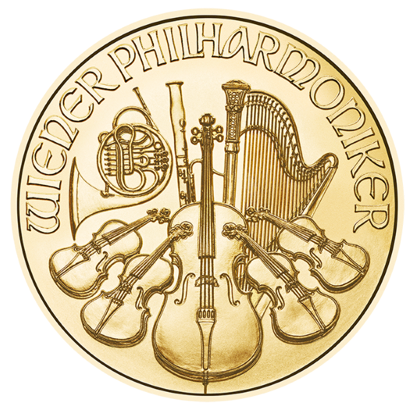 Picture of 2026 1/2 oz Austrian Gold Philharmonic Coin (BU)