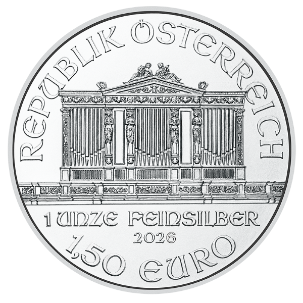 Picture of 2026 1 oz Austrian Silver Philharmonic Coin (BU)